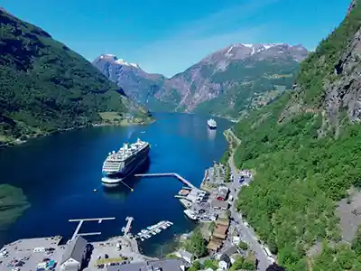 Cruise stopovers in the Fjords