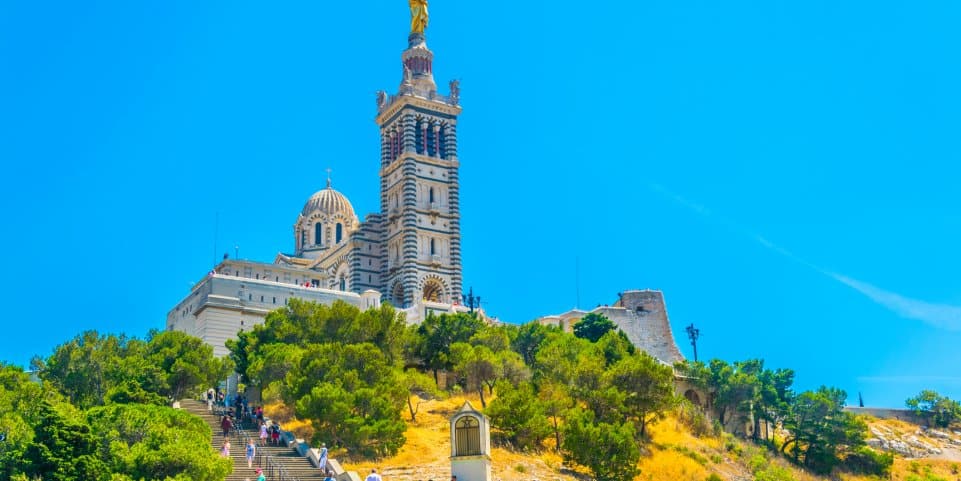 Kreuzfahrtstopp in Marseille  basilika notre dame de la garde