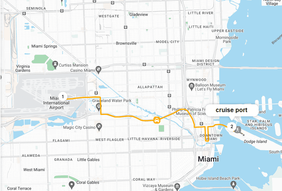 Scalo di crociera a Miami